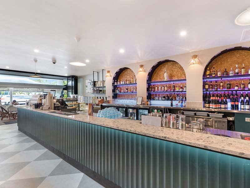 Moffat beach bar refurbishment commercial bar and kitchen equipment