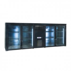 HTB4GB four door bottle cooler fridge
